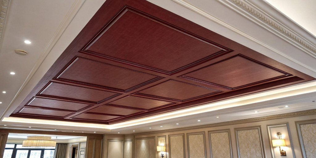 Монтаж МДФ панелей для потолка